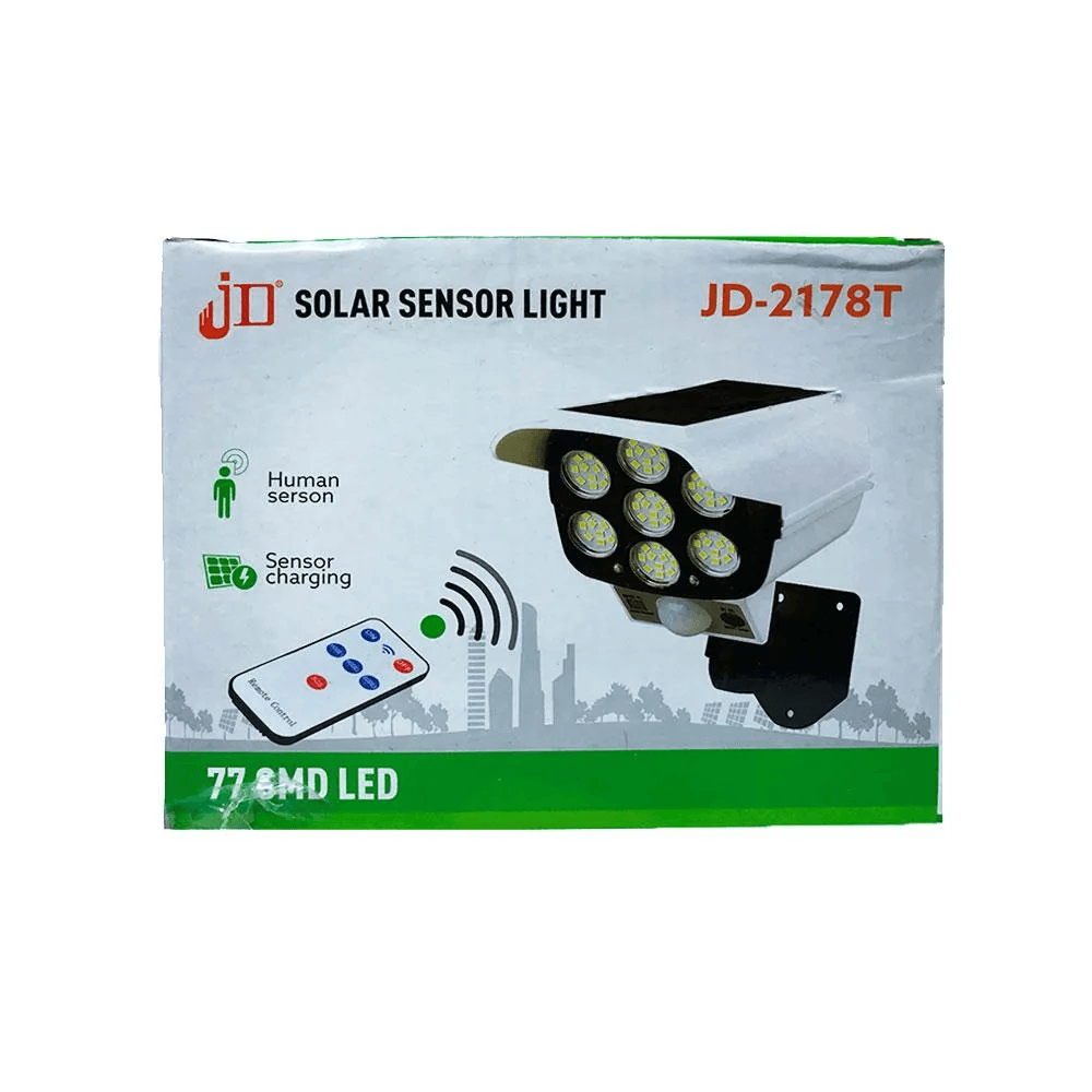 Lámpara Solar Exterior con Sensor y Simulación