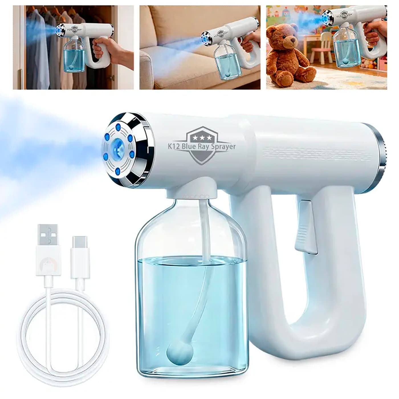 Nebulizador Nano Portátil: Desinfección Profesional