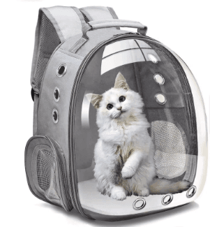 Morral Transportador para Mascotas con Domo Panorámico de Alta Resistencia