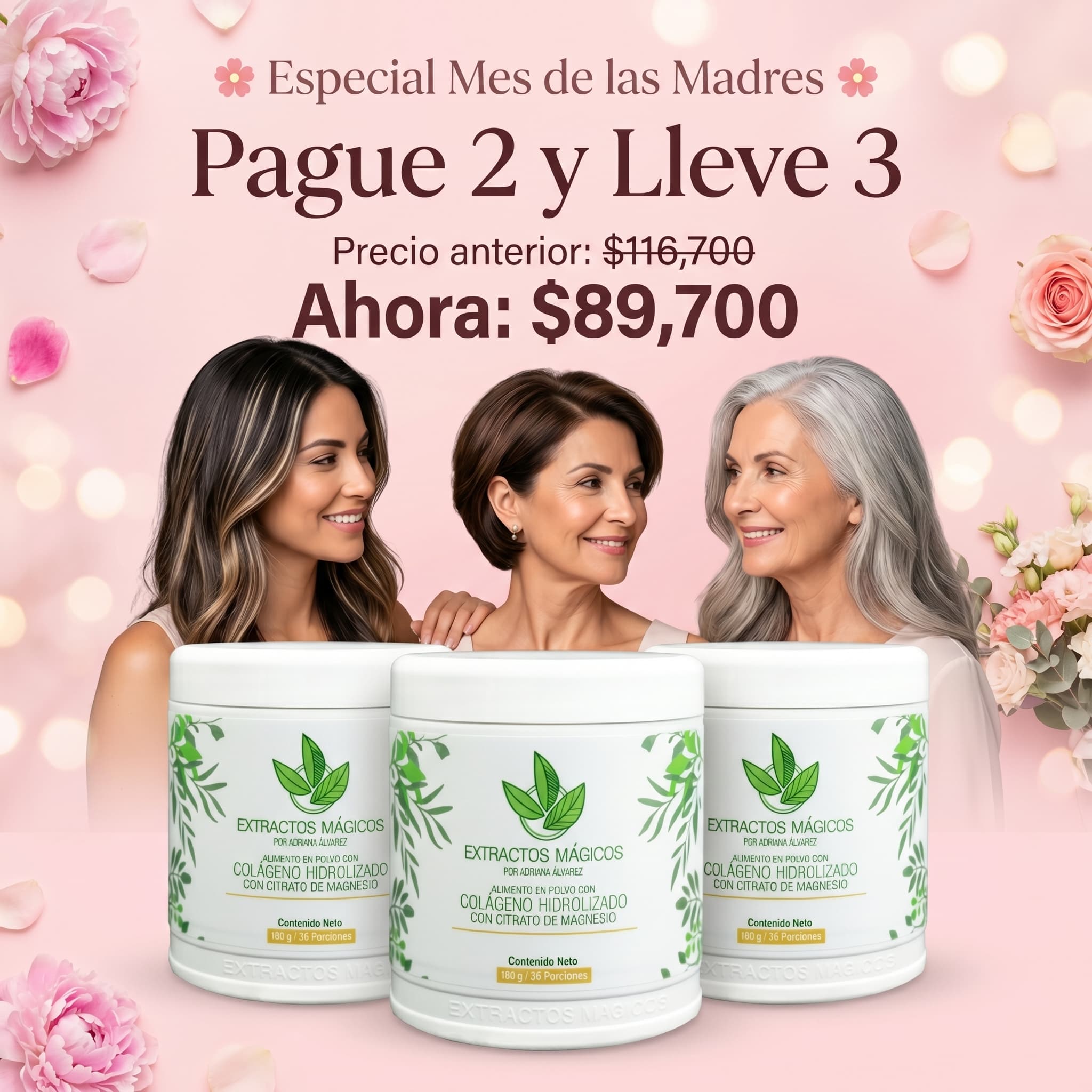 Colágeno Renovación Triple Capa Mamá: 3x2