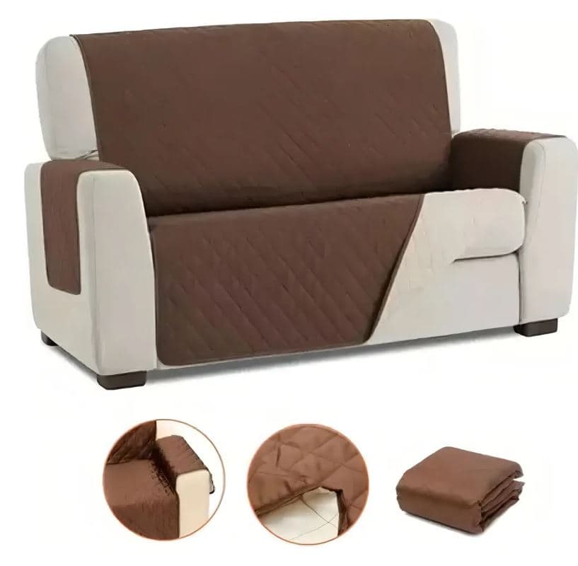 Protector de Sofá Reversible Doble Faz (2 Puestos)