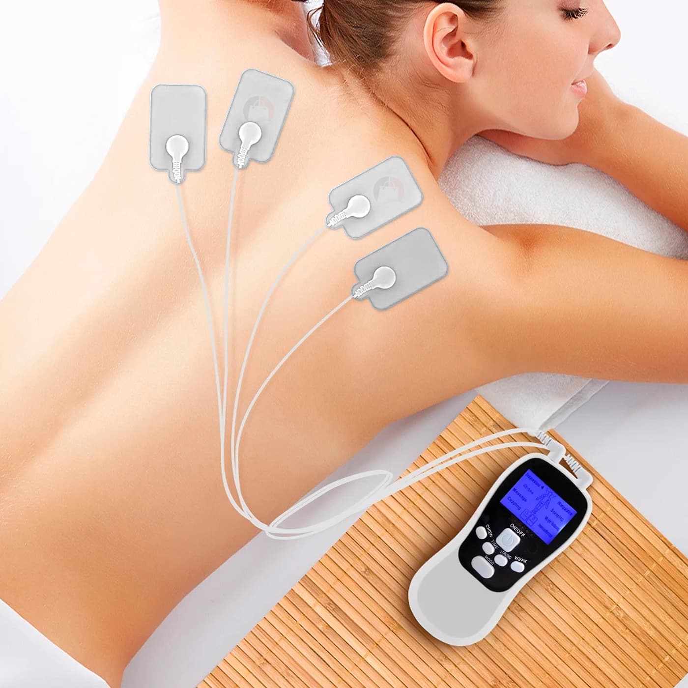 Electroestimulador Muscular Recargable - Alivio y Tonificación