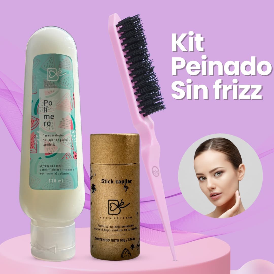 Kit Anti-Frizz Profesional - Peinado Impecable al Instante