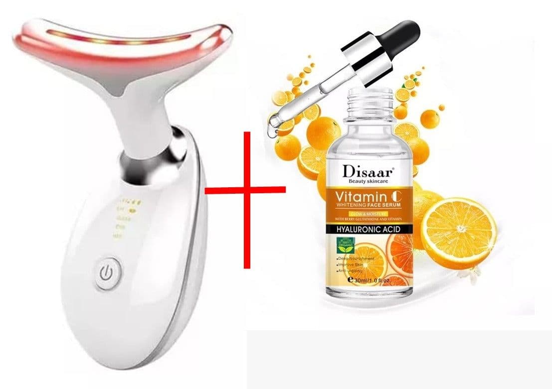 Kit Antiedad con Serum Vitamina C + LED