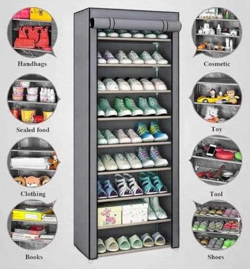 Organizador Vertical de Zapatos de 9 Niveles