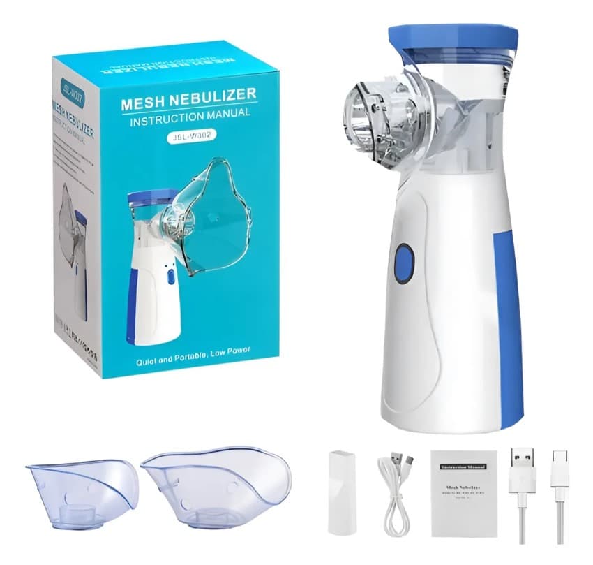 Nebulizador Portátil Familiar de Malla Silenciosa