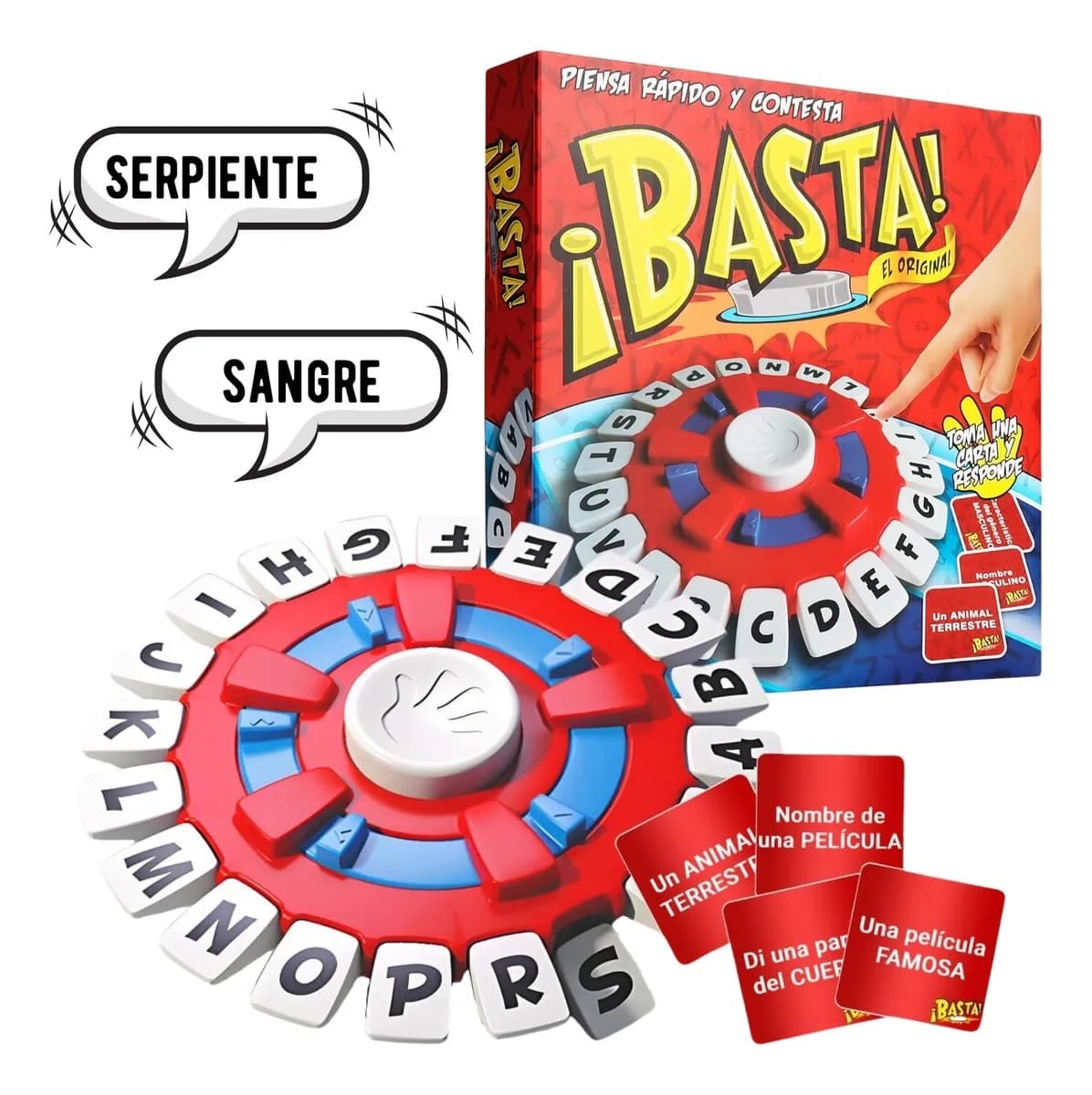 Basta: Juego de Palabras Familiar Educativo