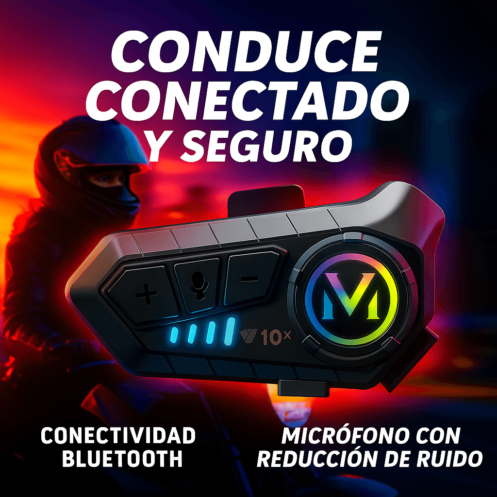 Intercomunicador Bluetooth Manos Libres V10X