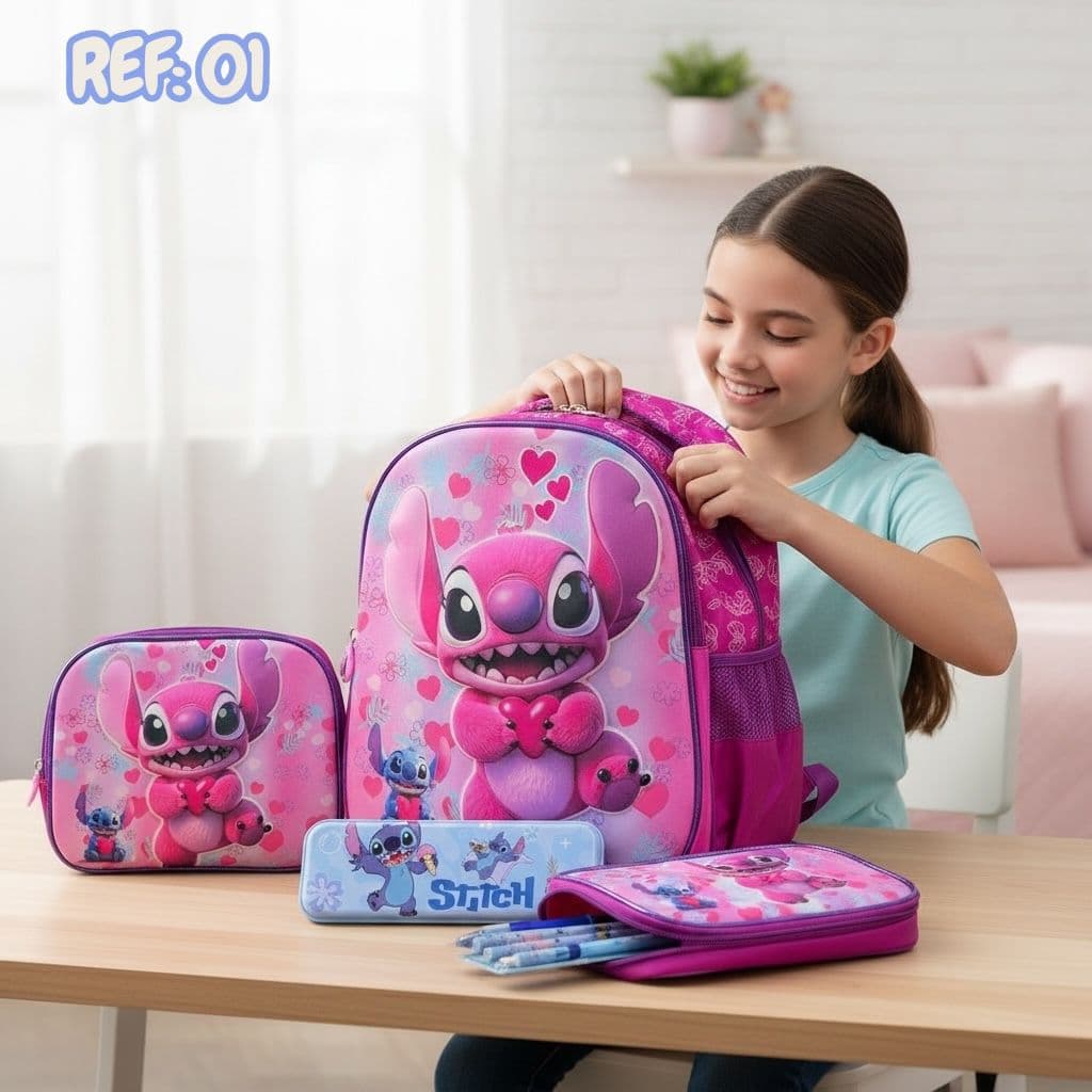 Trio Escolar Premium con Kit de Regalo