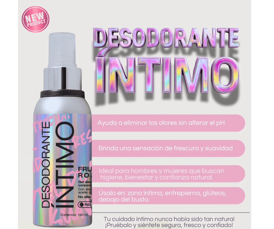Desodorante Íntimo Natural - Frescura Duradera