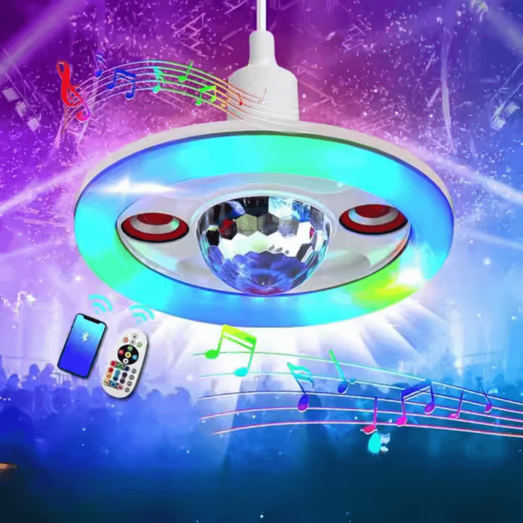 Lámpara Discoteca LED Bluetooth Multifuncional