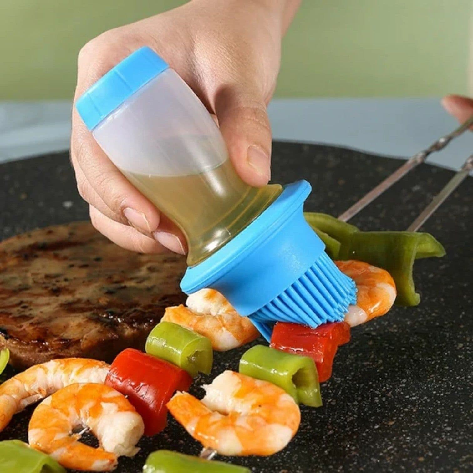 Aceitera de Silicona Premium con Dosificador