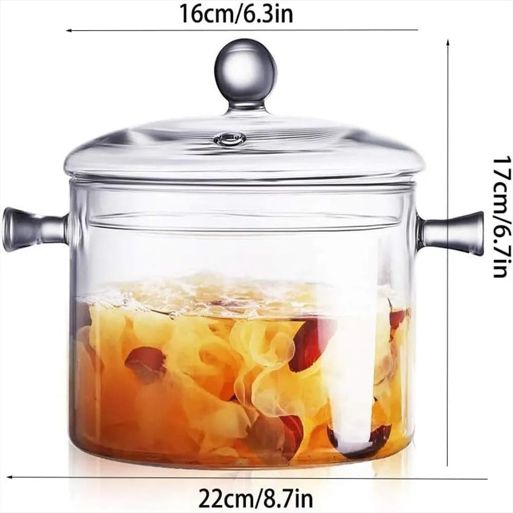 Olla de Vidrio Premium - Sabor Auténtico