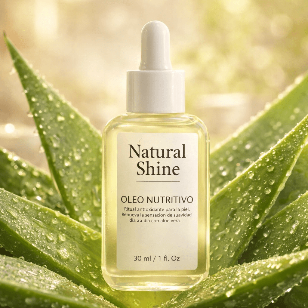 Óleo Facial Natural Shine: Revitaliza Tu Rostro