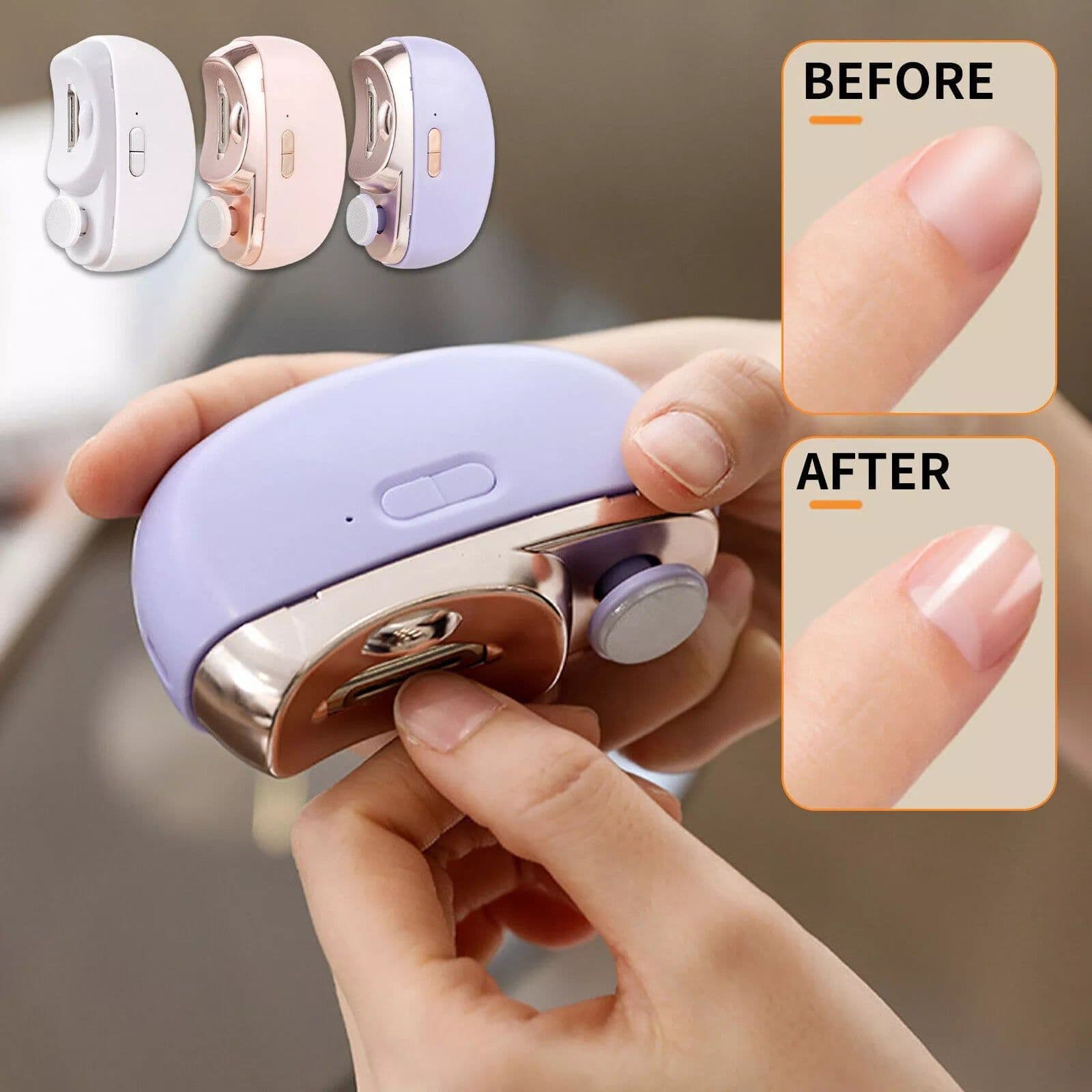 Cortaúñas Eléctrico Premium - Manicura Segura