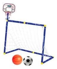 Cancha de Fútbol y Básquet 2 en 1 — Deporte y Diversión en Casa