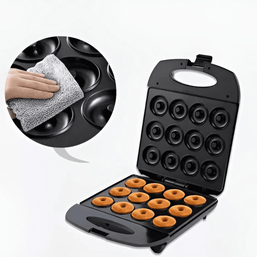 Máquina de Mini Donas Pro — 12 Donas Perfectas en 5 Minutos