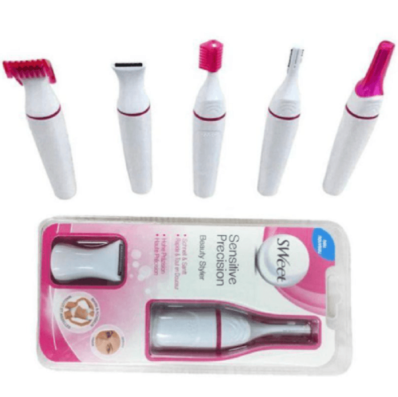 Máquina Depiladora Femenina 5 en 1 — Kit de Belleza Integral