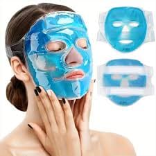Mascarilla Facial de Gel Dual — Terapia de Frío y Calor para tu Piel