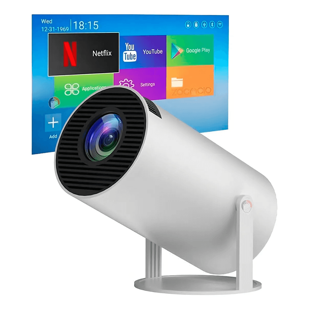 Proyector Smart Cine HY300 — El Cine en tu Habitación con Android TV