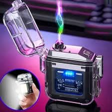 Encendedor de Plasma + Linterna Pro — Tecnología Futurista e Impermeable