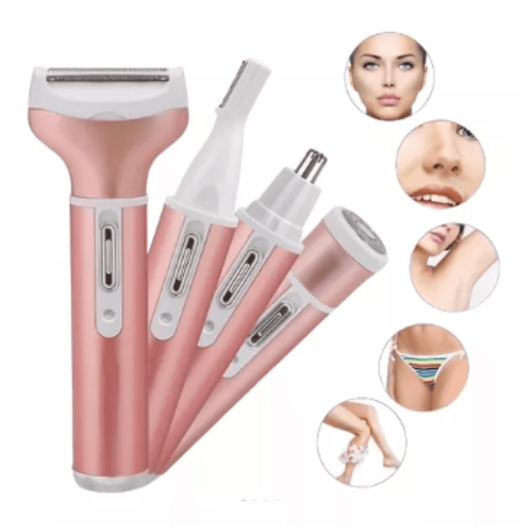 Rasurador Recargable para Mujer — Piel de Seda sin Dolor